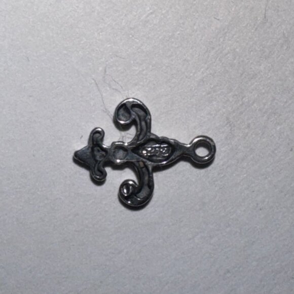 Fleur de Lis Sterling Silver Pendant - Picture 6 of 16